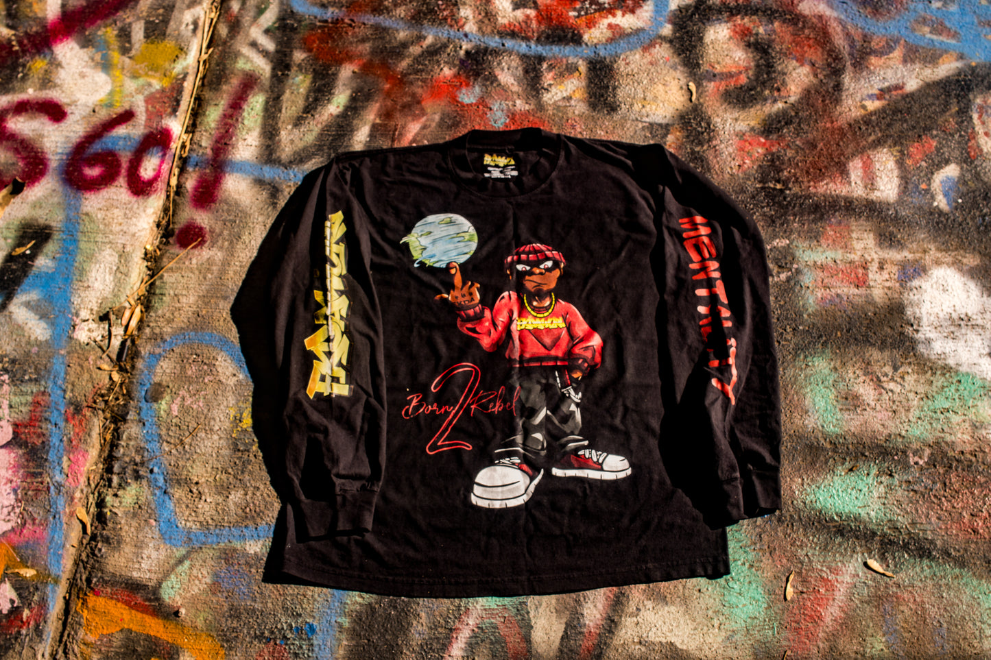 Born 2 Rebel - Long Sleeve