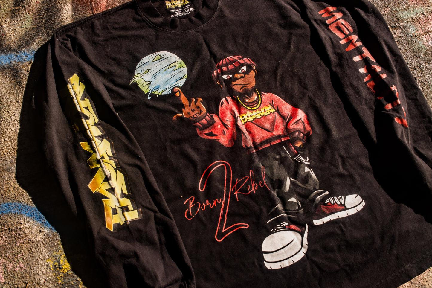 Born 2 Rebel - Long Sleeve
