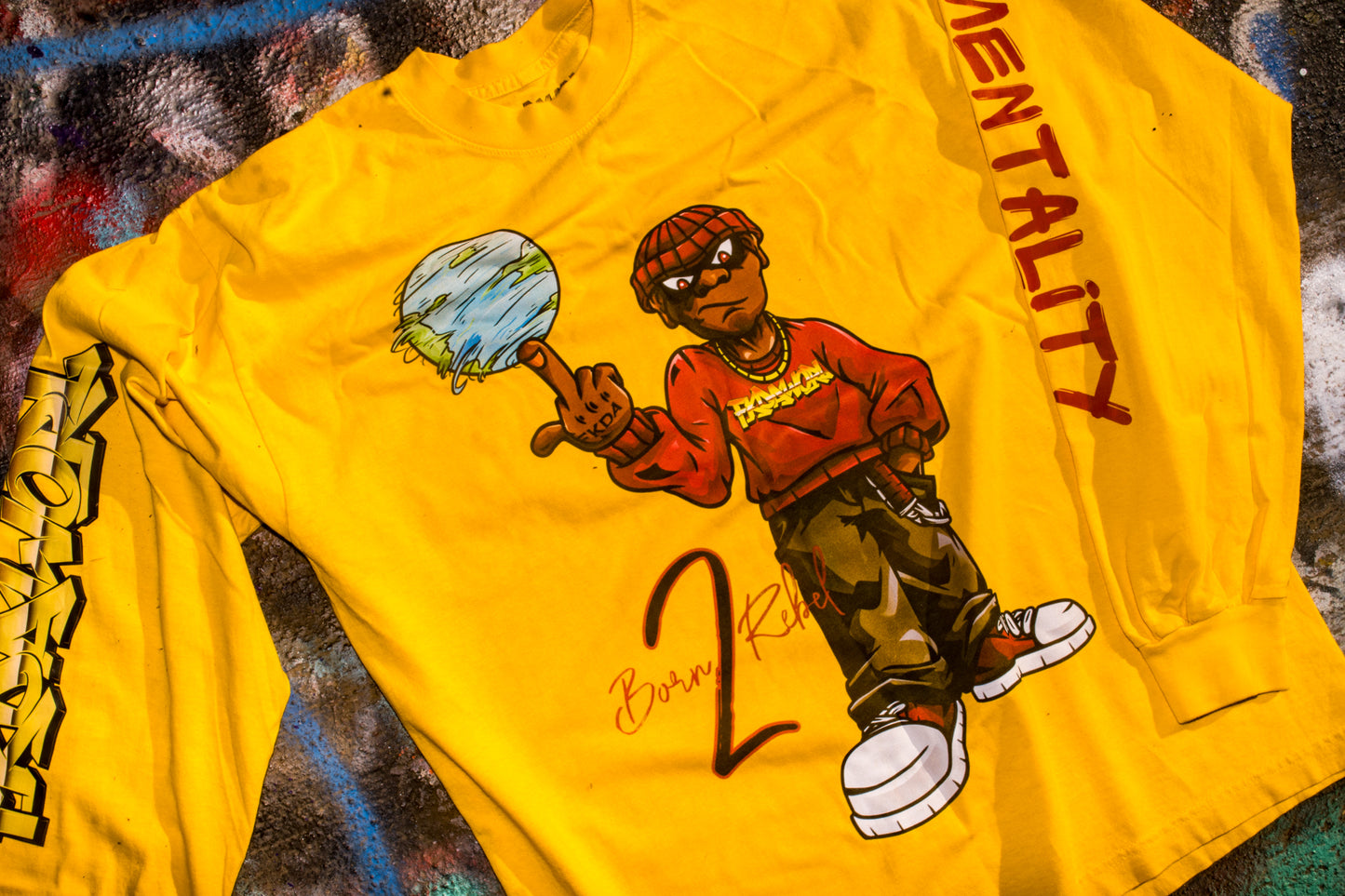Born 2 Rebel - Long Sleeve